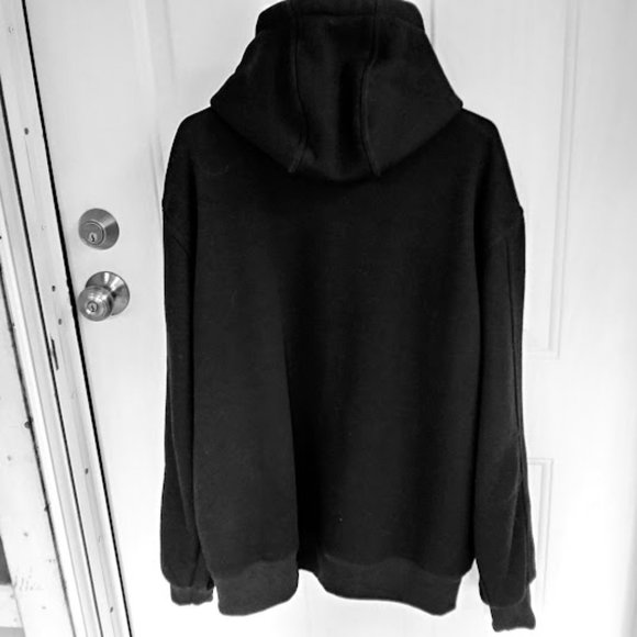 BUFFALO OUTDOORS*FULL ZIP*HOODED SWEATSHIRT*MEN LARGE*BLACK COLOR - Picture 4 of 7